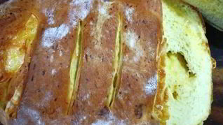 Сырный домашний хлеб