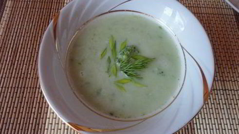 сырные сконы с супом из брокколи