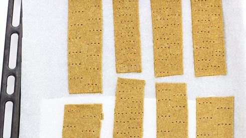 тонкие ржаные хлебцы с отрубями и льняной мукой