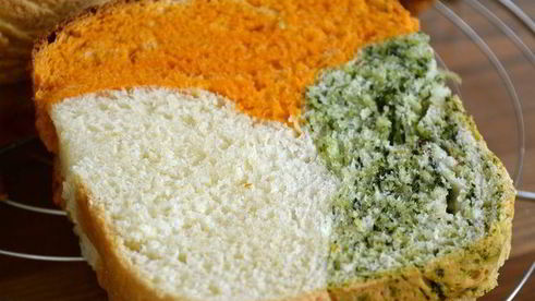 трехцветный хлебушек