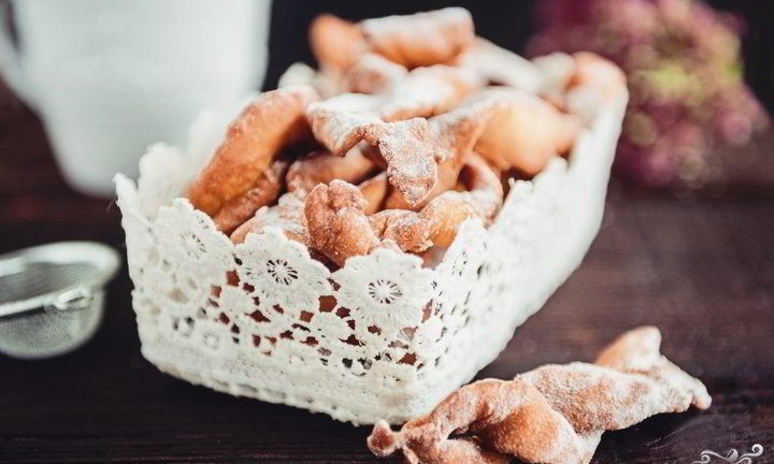 Рецепт хвороста на молоке