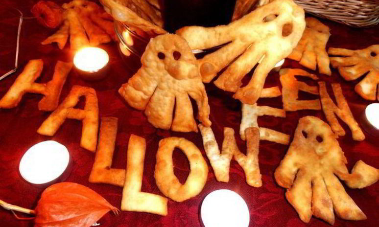 Рецепт хвороста веселого halloween