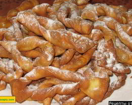 Хворост жареный в масле