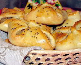 Конвертики с квашеной капустой