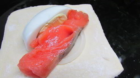 конвертики с семгой