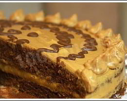 Коржи с вареной сгущенкой