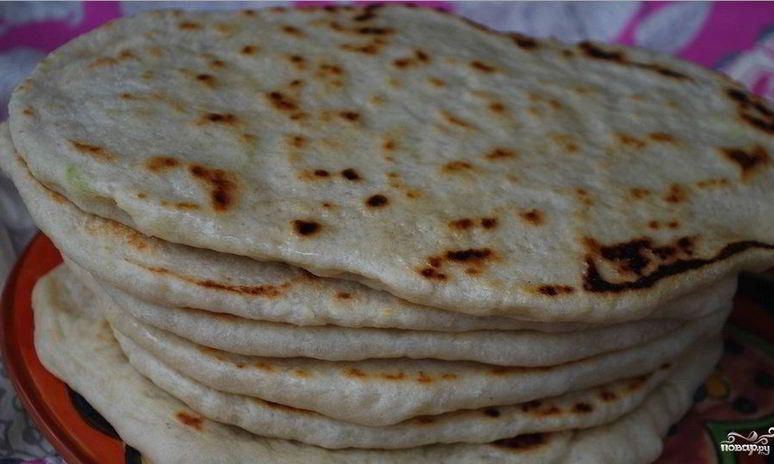 Рецепт армянского лаваша без дрожжей
