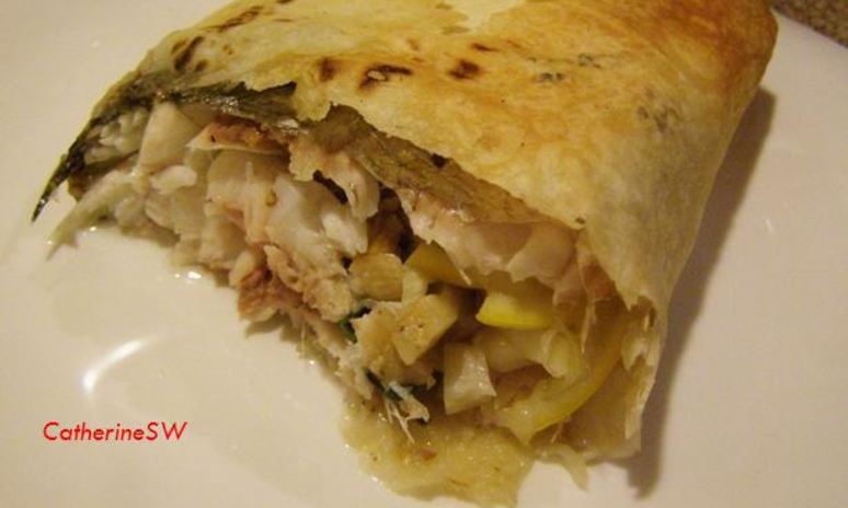 Рецепт дорады в лаваше