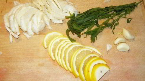 дорада в лаваше