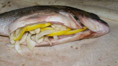 дорада в лаваше