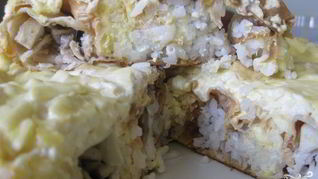 Курица в лаваше в мультиварке