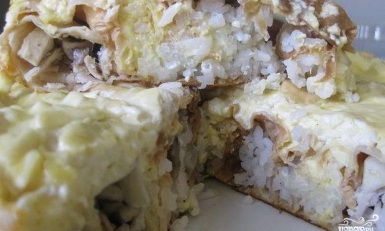 Рецепт курицы в лаваше в мультиварке