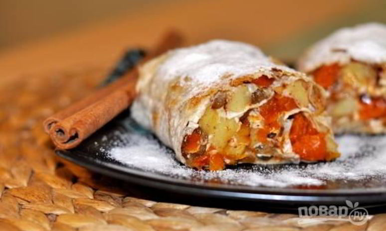 Рецепт лакомства из лаваша