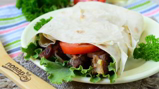 Лангет в лаваше