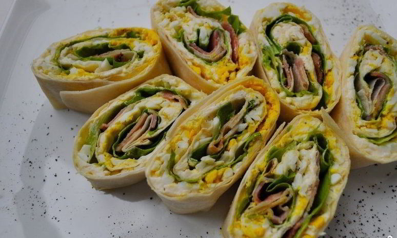 Рецепт лаваша с беконом