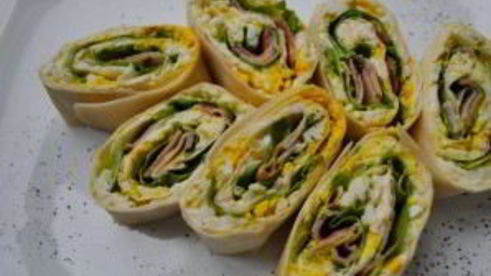 лаваш с беконом