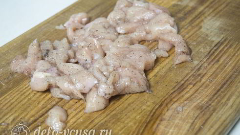 лаваш с курицей и грибами