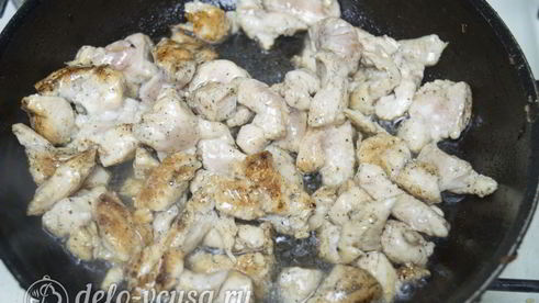 лаваш с курицей и грибами