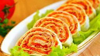 Лаваш с морковкой