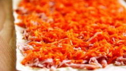 лаваш с морковкой