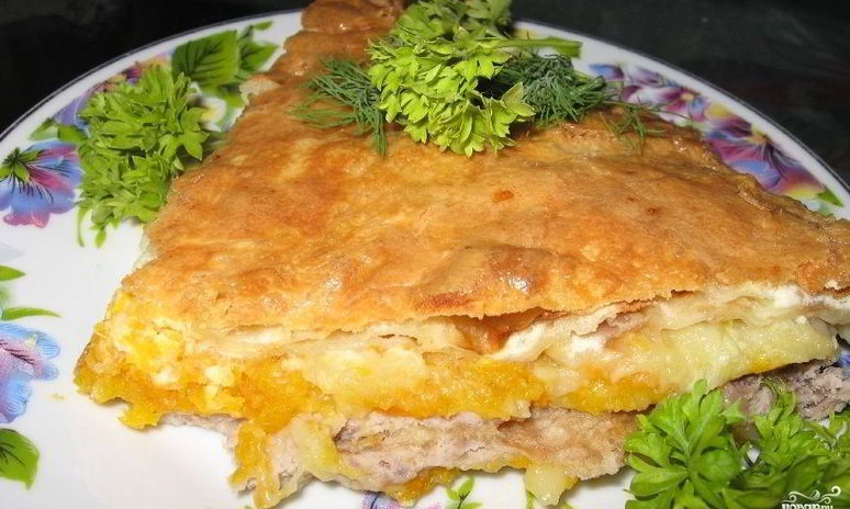 Рецепт лаваша с начинкой из фарша