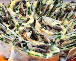 Лаваш с овощами