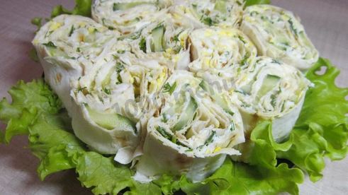 лаваш с плавленым сыром