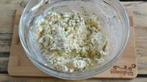 лаваш с сыром и укропом