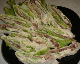 Лаваш с тунцом