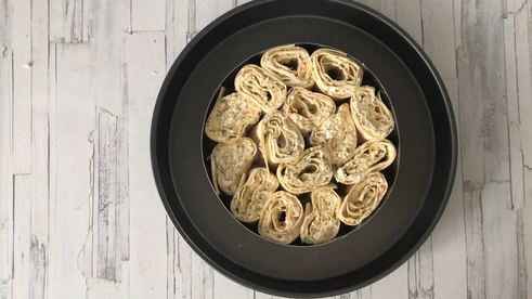 лаваш с творогом и сыром в духовке