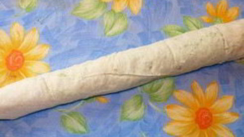 лаваш с творогом и зеленью