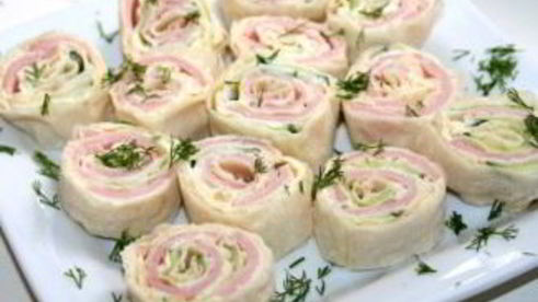 лаваш с ветчиной