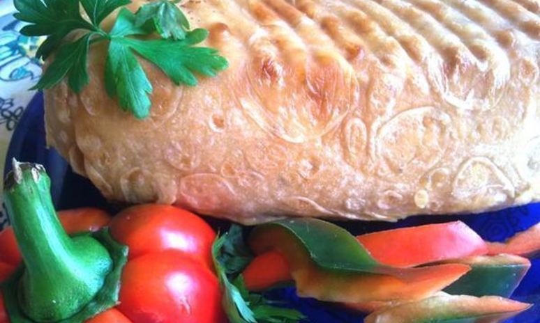 Рецепт мясного кекса в лаваше