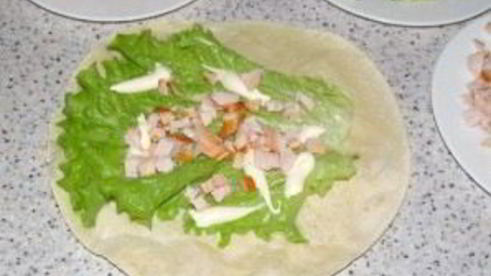 начинка для лаваша с корейской морковкой