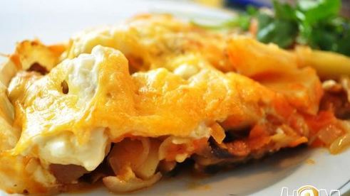 овощи, запеченные на лаваше