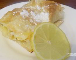 Сладкий рулет из лаваша