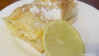 Сладкий рулет из лаваша