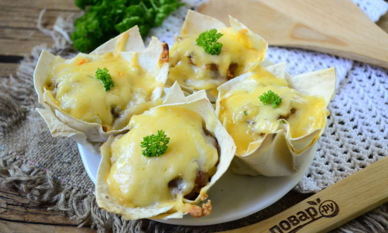Рецепт тефтелей в лаваше