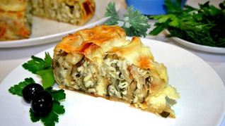 Улитка из лаваша