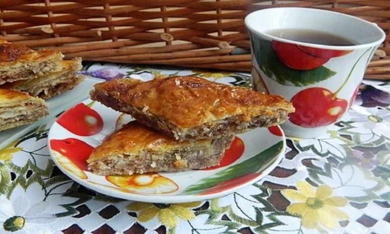 Рецепт ленивой пахлавы из лаваша