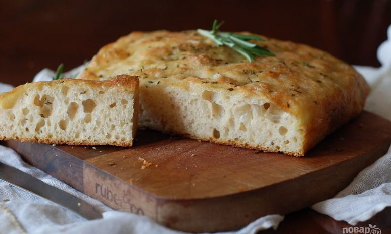 Рецепт фокаччи дрожжевой