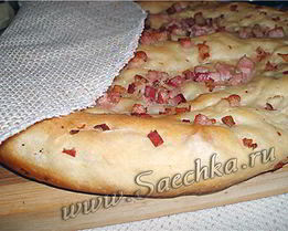 Фокачча с беконом