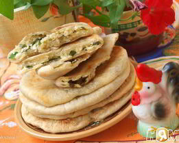 Лепешки на минеральной воде