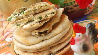 Лепешки на минеральной воде