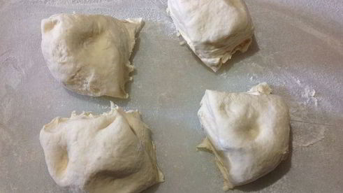 лепешки на сметанном тесте