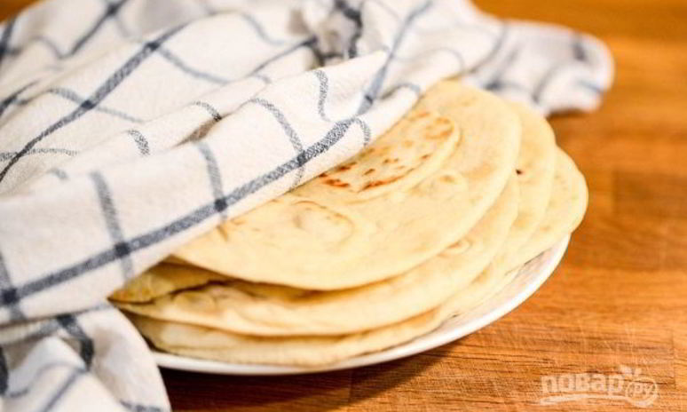 Рецепт лепешек на сухой сковородке