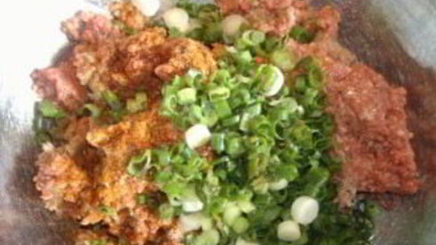 лепешки с мясом