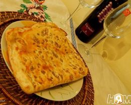 Сырно-ореховая лепешка