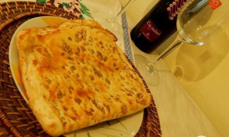 Рецепт сырно-ореховой лепешка