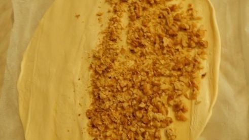 сырно-ореховая лепешка